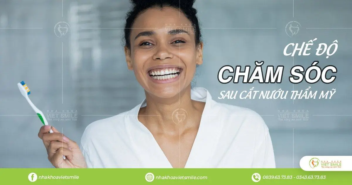 Chế độ chăm sóc sau cắt nướu thẩm mỹ