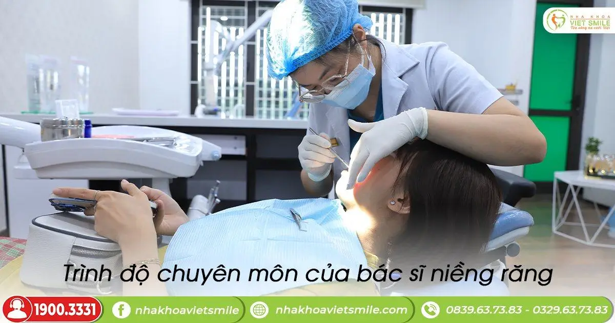Trình độ chuyên môn của bác sĩ niềng răng chữa cười hở lợi