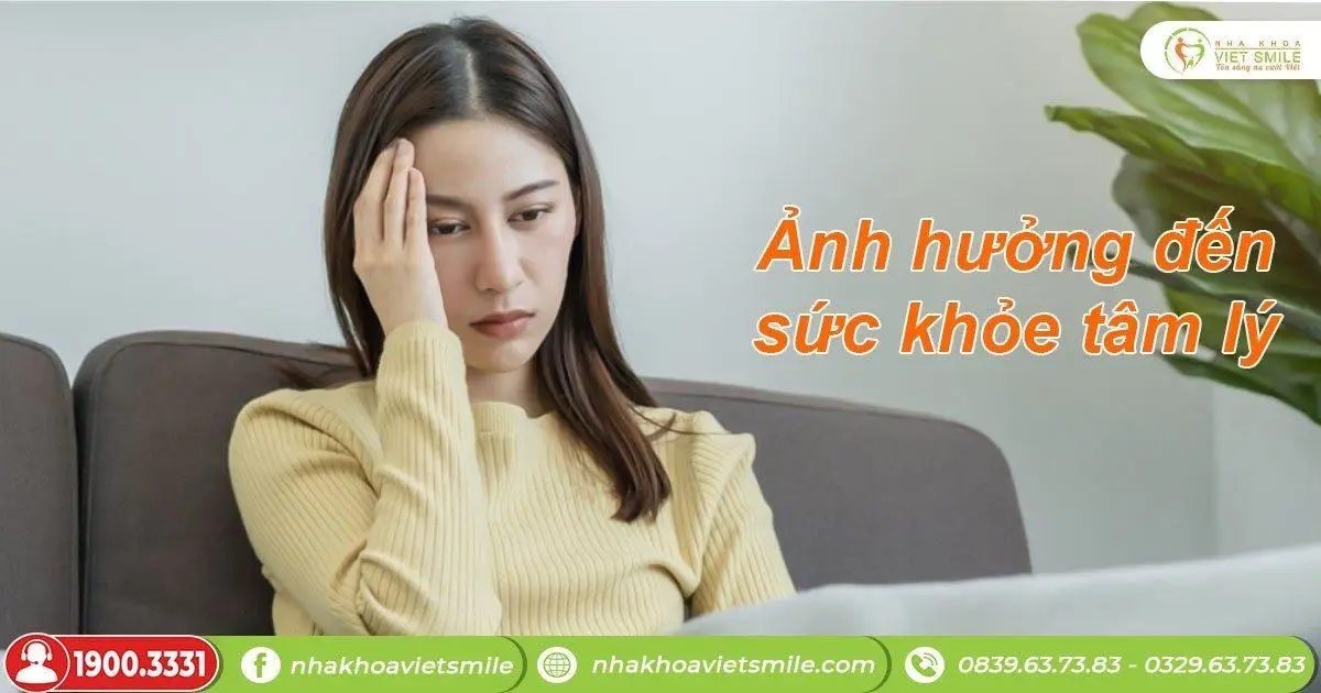 Ảnh hưởng đến sức khỏe tâm lý