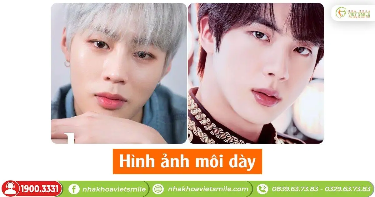 đàn ông môi dày