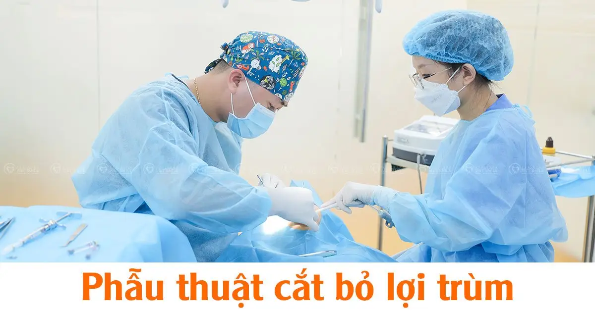 Phẫu thuật cắt bỏ lợi mọc thịt thừa