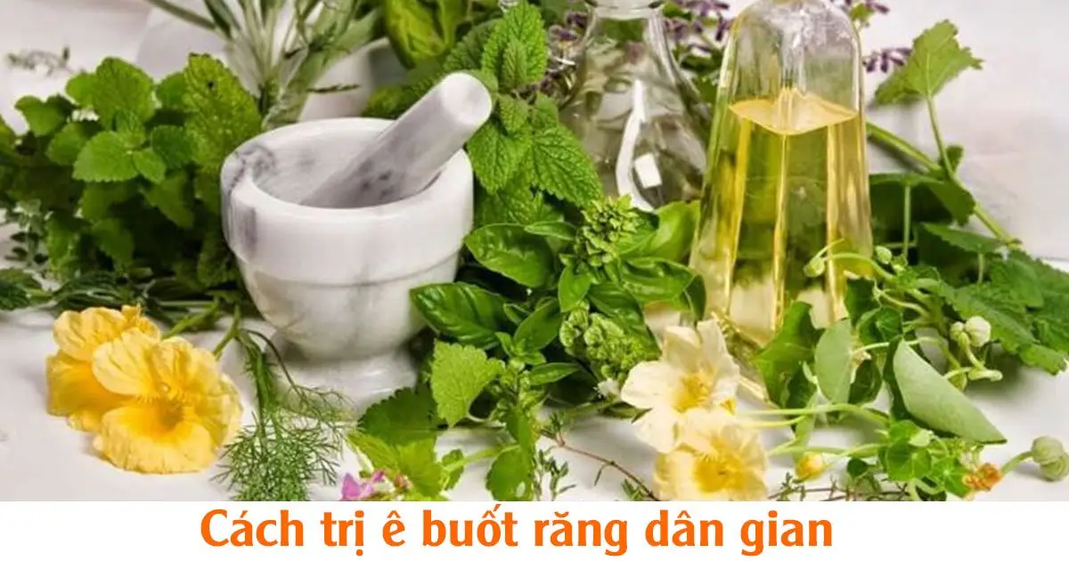 Cách trị ê buốt răng dân gian