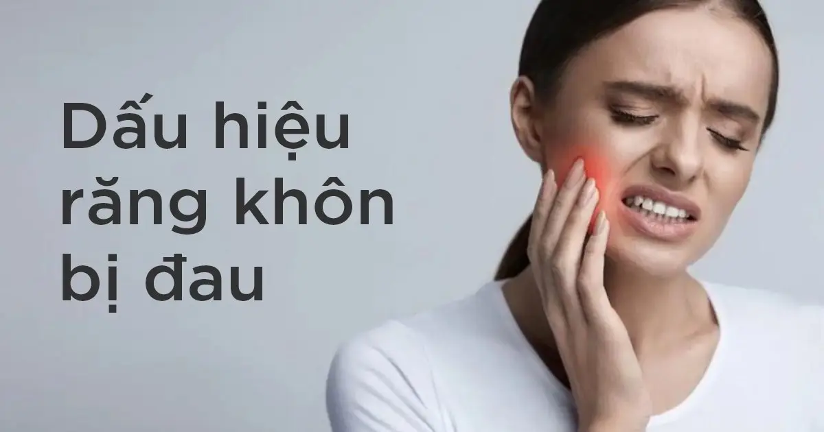 Dấu hiệu răng khôn bị sâu