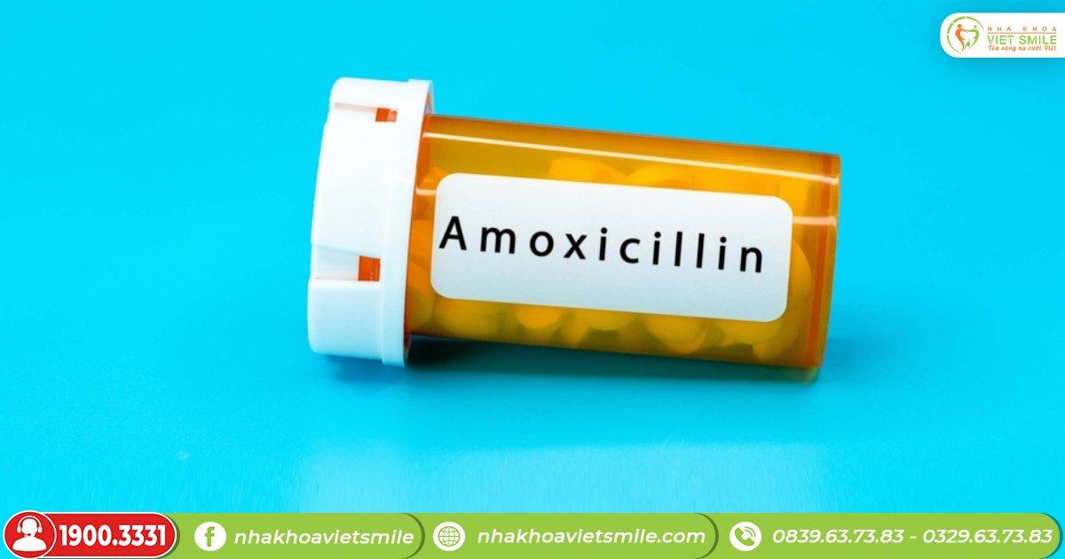 Kháng sinh chống viêm amoxicillin chữa tụt lợi