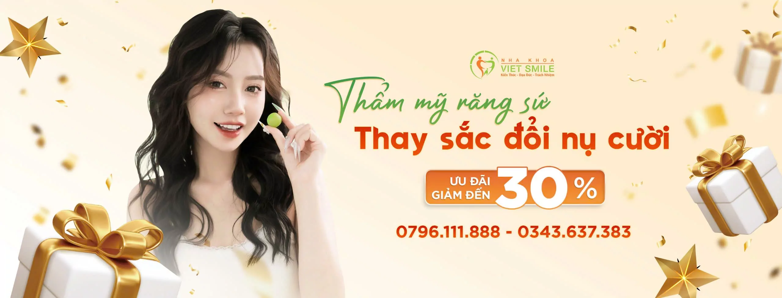 Ưu đãi răng sứ thẩm mỹ tháng